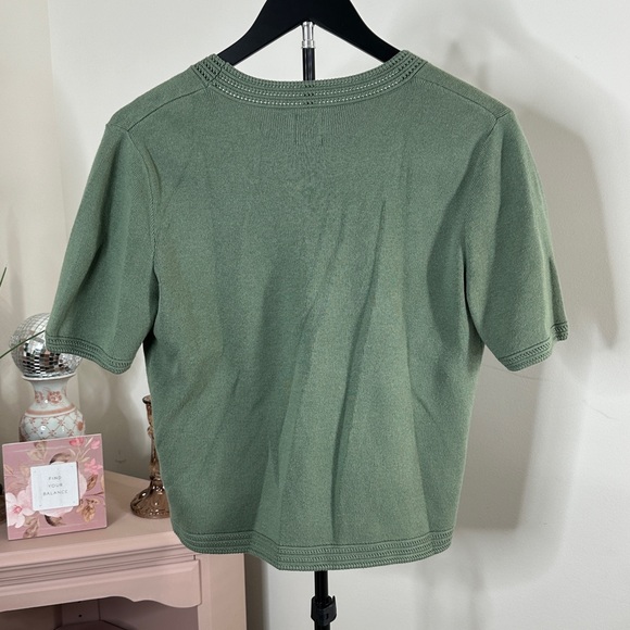 Joie Green Button-Up Women's Top MEDIUM - Picture 5 of 5